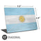 Argentina Flag Distressed Universal Laptop 12in (9.8 x 6.8in) Skin