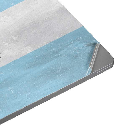 Argentina Flag Distressed Universal Laptop 16in (13 x 9.4in) Skin
