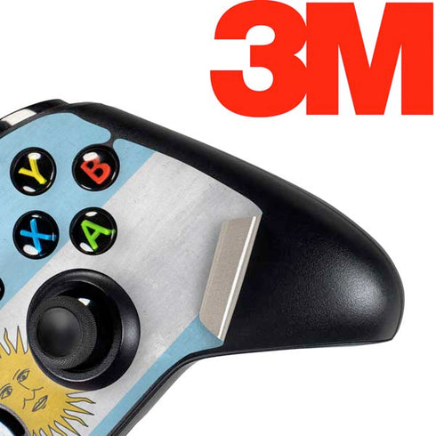 Argentina Flag Distressed Xbox One Controller Skin