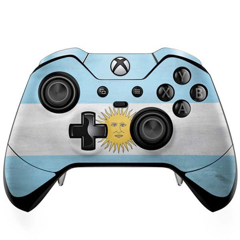 Argentina Flag Distressed Xbox One Elite Controller Skin