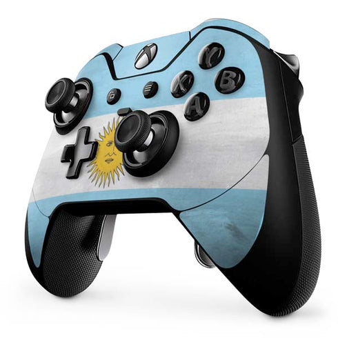 Argentina Flag Distressed Xbox One Elite Controller Skin