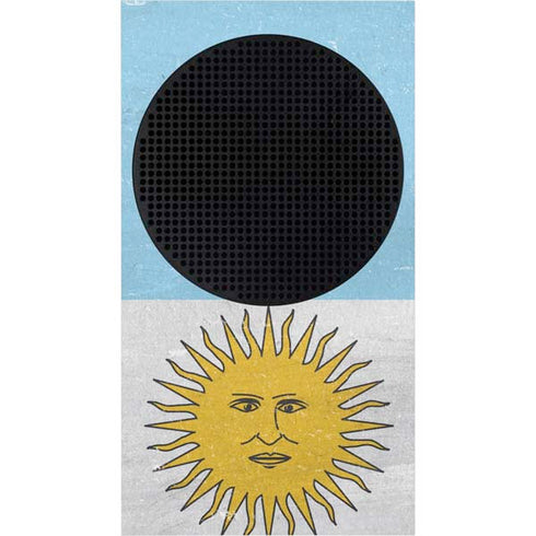 Argentina Flag Distressed Xbox Series S Bundle Skin