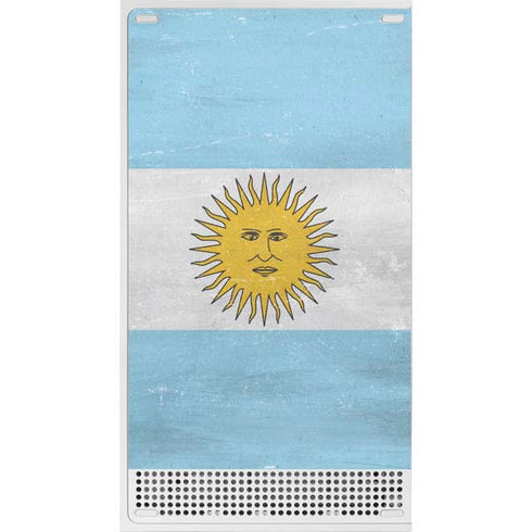 Argentina Flag Distressed Xbox Series S Bundle Skin