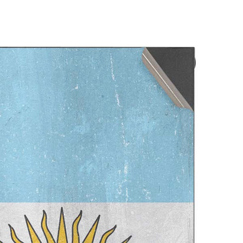 Argentina Flag Distressed Xbox Series X Console Skin