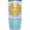 Argentina Flag Distressed Yeti 20oz Tumbler Skin