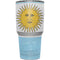 Argentina Flag Distressed Yeti 30oz Rambler Tumbler Skin