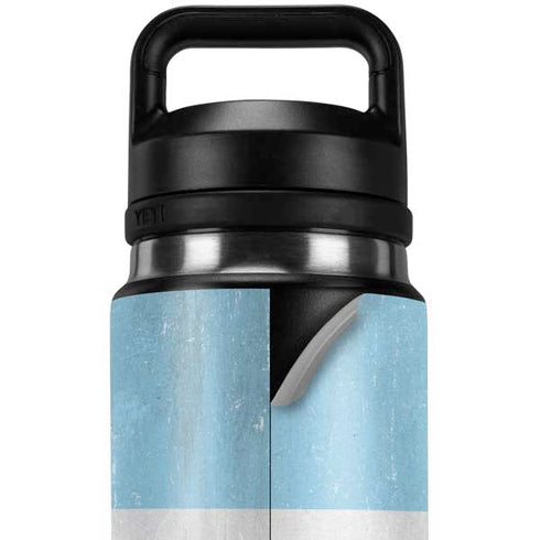 Argentina Flag Distressed YETI Rambler 26oz Bottle Skin