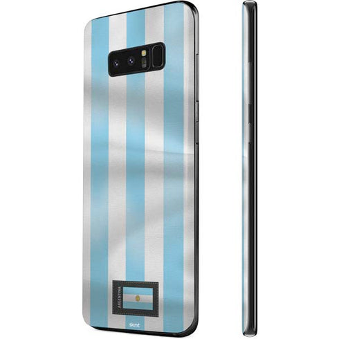 Argentina Soccer Flag Galaxy Note 8 Skin