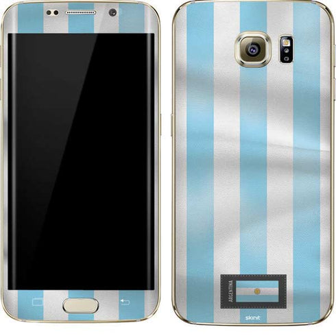 Argentina Soccer Flag Galaxy S7 Edge Skin