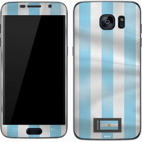 Argentina Soccer Flag Galaxy S7 Skin