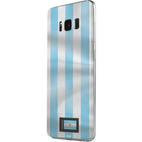 Argentina Soccer Flag Galaxy S8 Plus Skin
