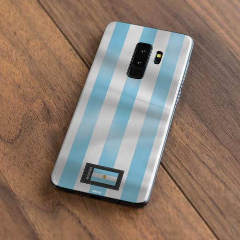 Argentina Soccer Flag Galaxy S9 Plus Skin
