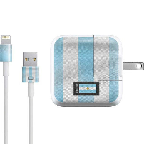 Argentina Soccer Flag iPad Charger (10W USB) Skin