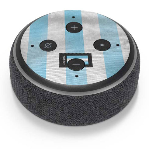 Argentina Soccer Flag Amazon Echo Dot Skin