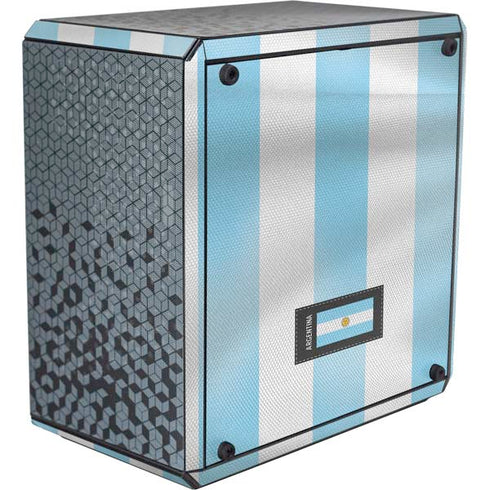 Argentina Soccer Flag Cooler Master MasterBox Q300L Mini Tower Skin
