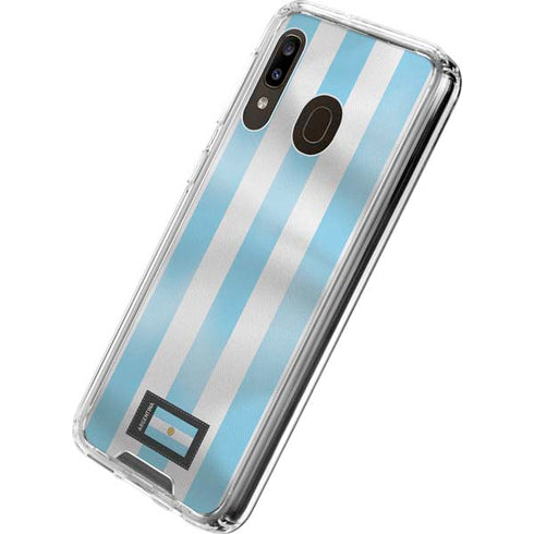 Argentina Soccer Flag Galaxy A30 Clear Case