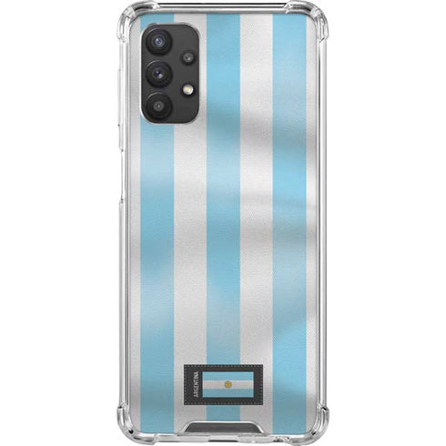 Argentina Soccer Flag Galaxy A32 5G Clear Case