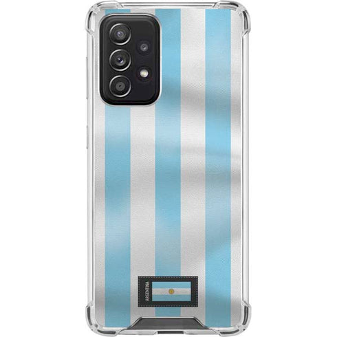 Argentina Soccer Flag Galaxy A52 5G Clear Case