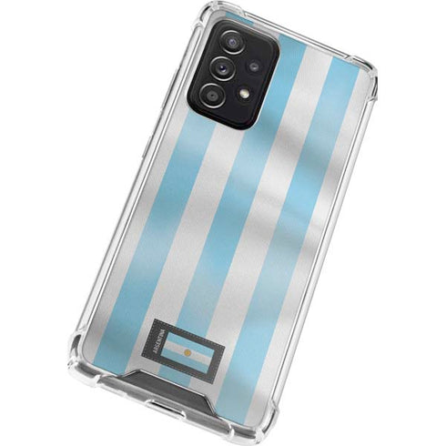 Argentina Soccer Flag Galaxy A52 5G Clear Case
