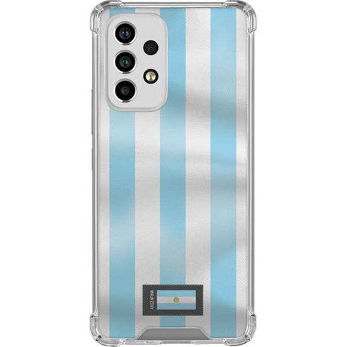 Argentina Soccer Flag Galaxy A53 5G Clear Case