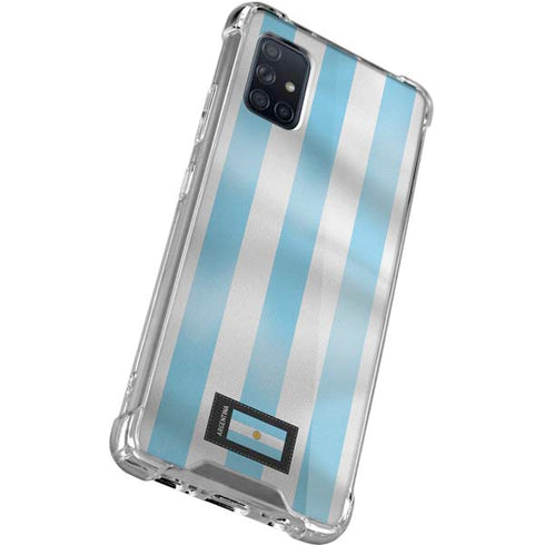 Argentina Soccer Flag Galaxy A71 5G Clear Case