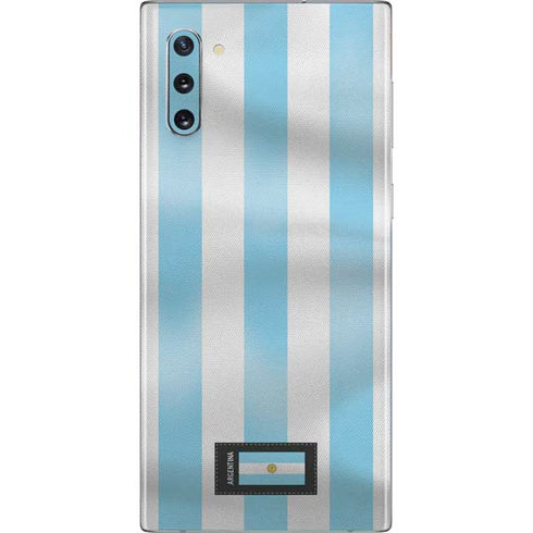 Argentina Soccer Flag Galaxy Note 10 Skin