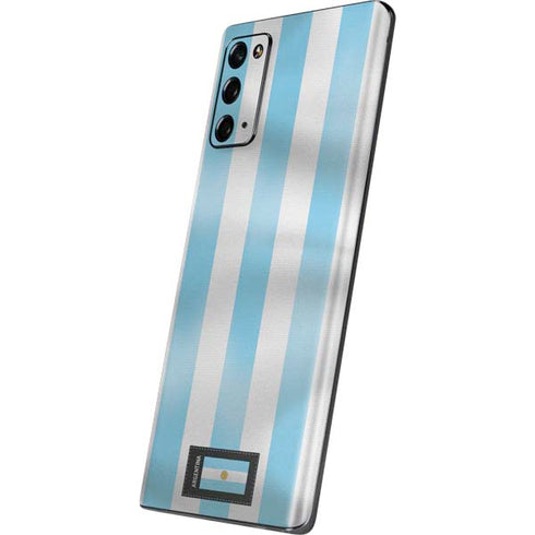 Argentina Soccer Flag Galaxy Note20 5G Skin