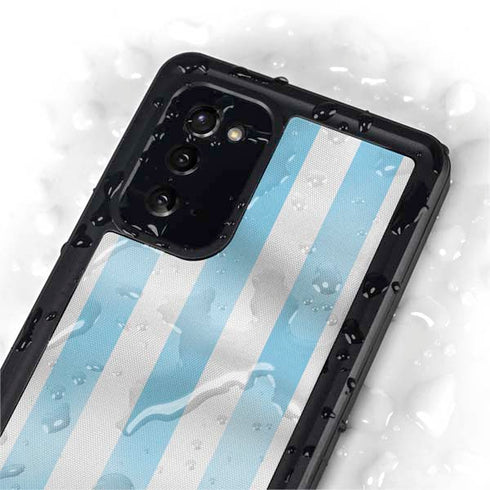 Argentina Soccer Flag Galaxy Note20 5G Waterproof Case