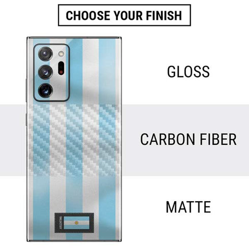 Argentina Soccer Flag Galaxy Note20 Ultra 5G Skin