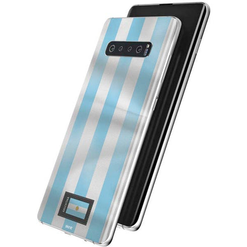 Argentina Soccer Flag Galaxy S10 Plus Skin