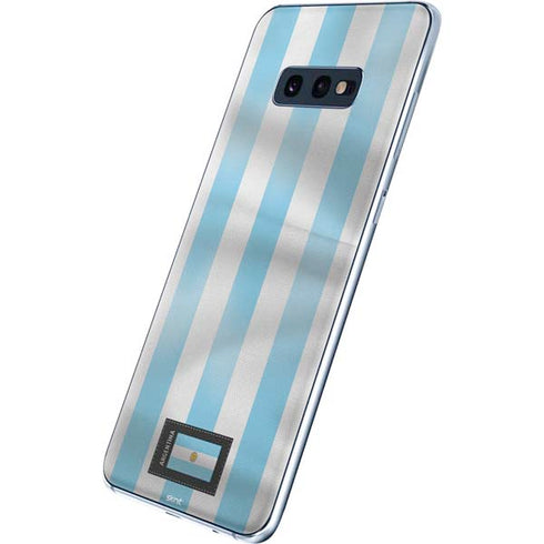 Argentina Soccer Flag Galaxy S10e Skin