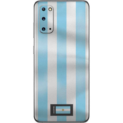 Argentina Soccer Flag Galaxy S20 Skin