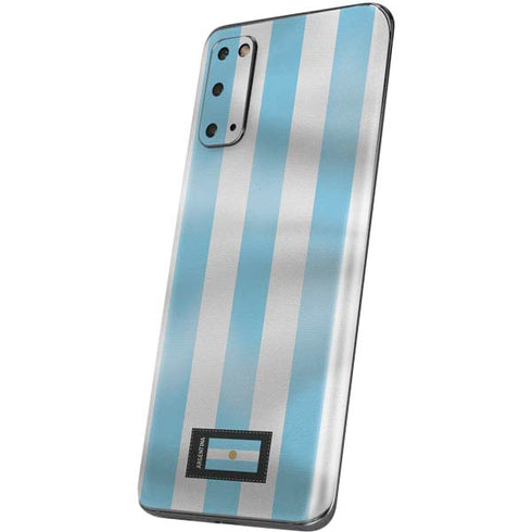 Argentina Soccer Flag Galaxy S20 Skin