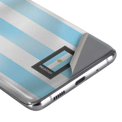 Argentina Soccer Flag Galaxy S20 Skin