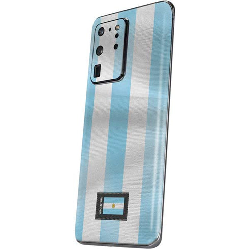 Argentina Soccer Flag Galaxy S20 Ultra 5G Skin