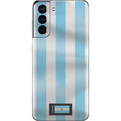 Argentina Soccer Flag Galaxy S21 5G Skin