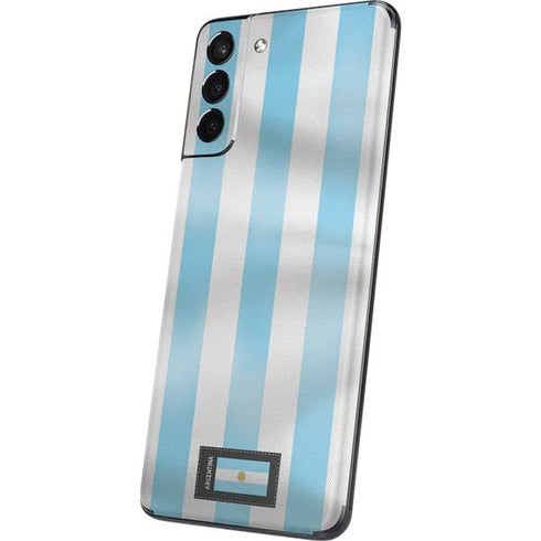 Argentina Soccer Flag Galaxy S21 5G Skin