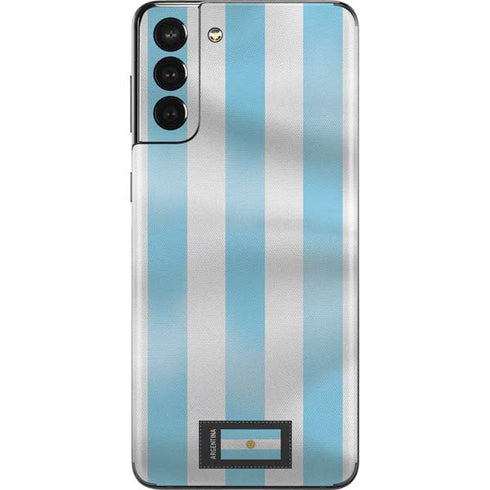 Argentina Soccer Flag Galaxy S21 Plus 5G Skin