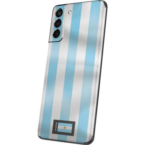 Argentina Soccer Flag Galaxy S21 Plus 5G Skin