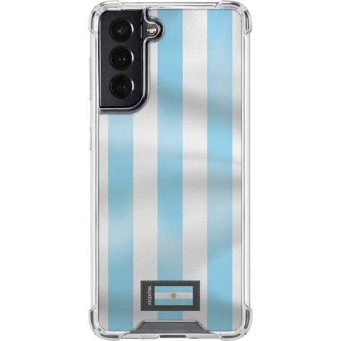 Argentina Soccer Flag Galaxy S22 Clear Case