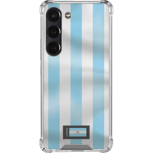 Argentina Soccer Flag Galaxy S23 Clear Case