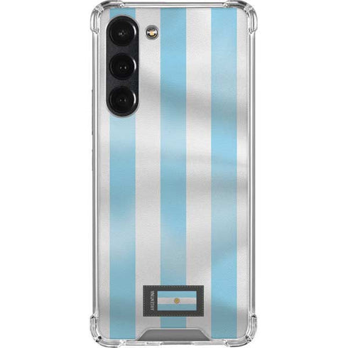 Argentina Soccer Flag Galaxy S23 Plus Clear Case