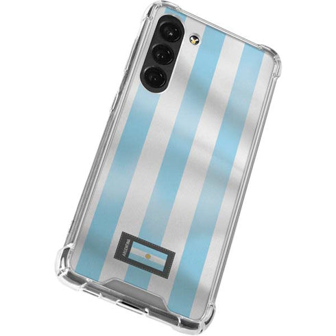 Argentina Soccer Flag Galaxy S23 Plus Clear Case