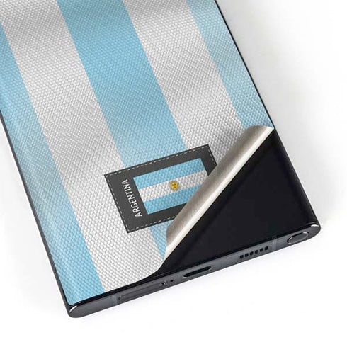Argentina Soccer Flag Galaxy S23 Ultra Skin