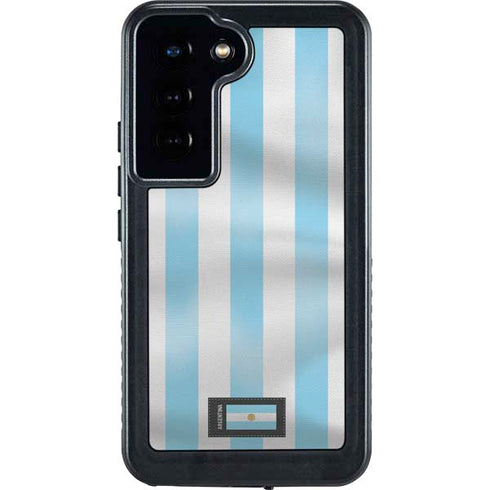 Argentina Soccer Flag Galaxy S23 Waterproof Case