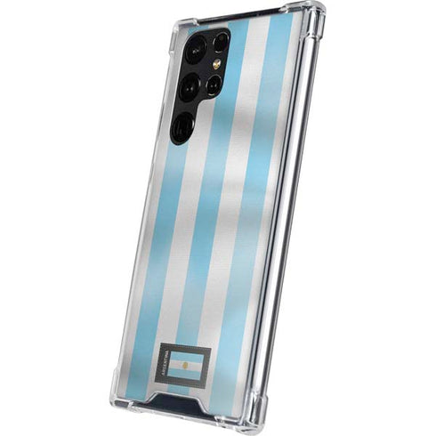 Argentina Soccer Flag Galaxy S24 Ultra Clear Case