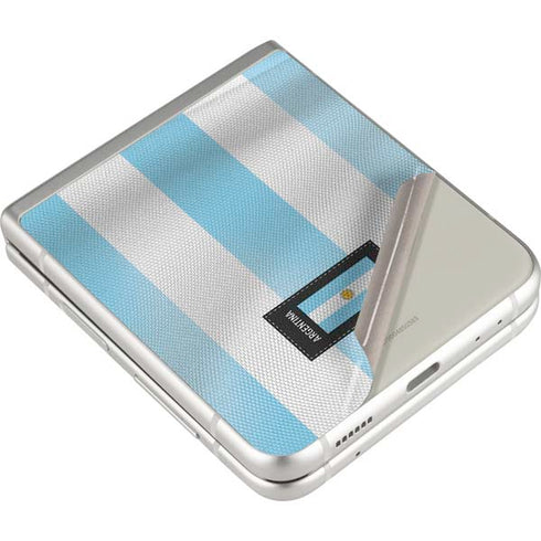 Argentina Soccer Flag Galaxy Z Flip3 5G Skin