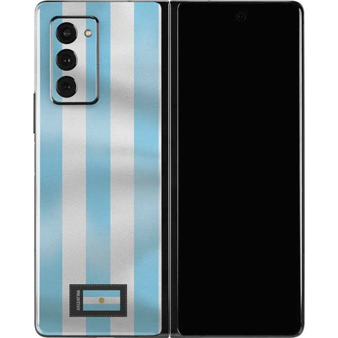 Argentina Soccer Flag Galaxy Z Fold2 5G Skin