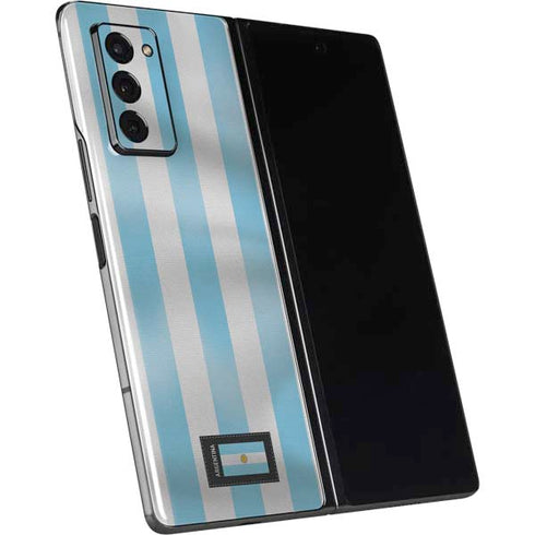 Argentina Soccer Flag Galaxy Z Fold2 5G Skin