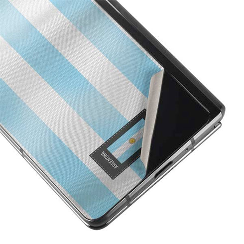 Argentina Soccer Flag Galaxy Z Fold2 5G Skin